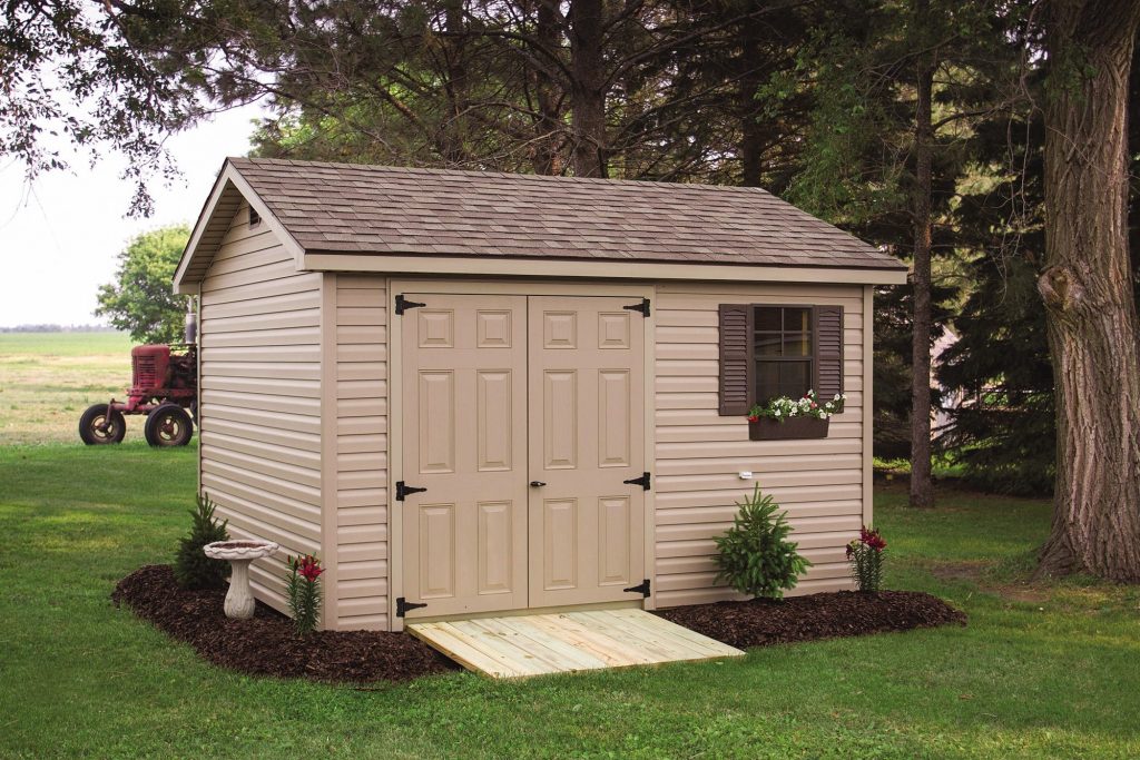 Outdoor storage shed
